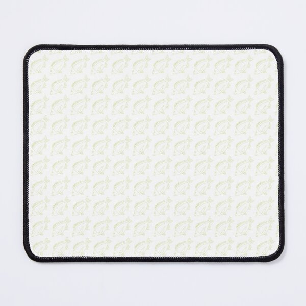 Item preview, Kawaii Black Bream Fish in Pastel Green and White designed and sold by fruttidimare.