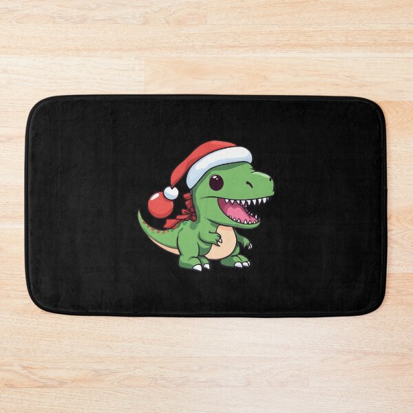 Item preview, Kawaii T-Rex Dinosaur in Christmas Hat - Perfect for Dino Lovers designed and sold by Ridaelb.