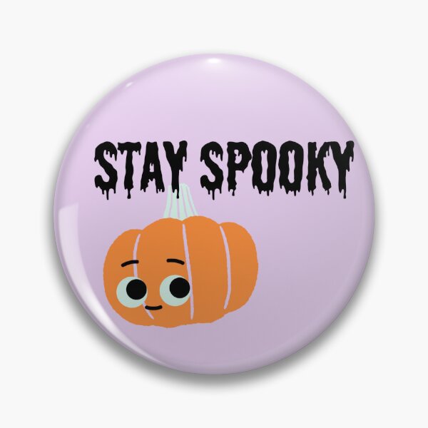 Item preview, Stay Spooky - Halloween Pumpkin on Purple designed and sold by AnimaliaStar.