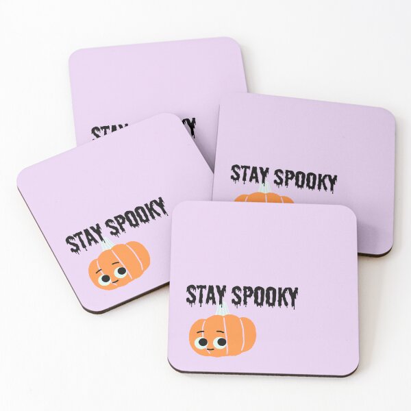 Item preview, Stay Spooky - Halloween Pumpkin on Purple designed and sold by AnimaliaStar.