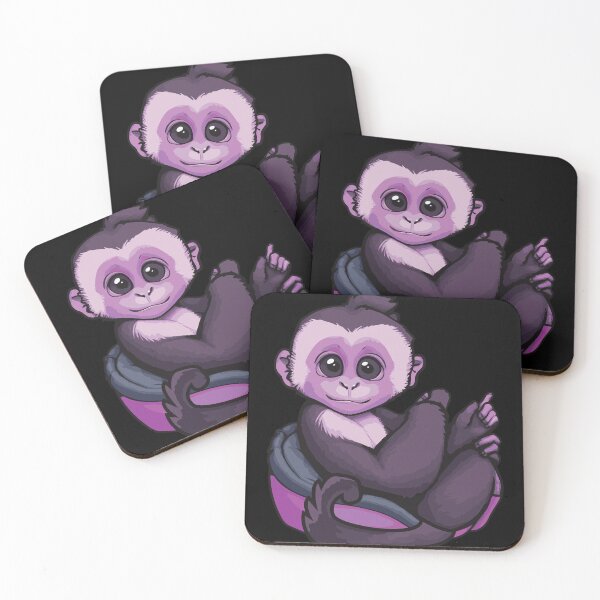 Item preview, Capuchin Monkey Purple designed and sold by Getup-clothing.
