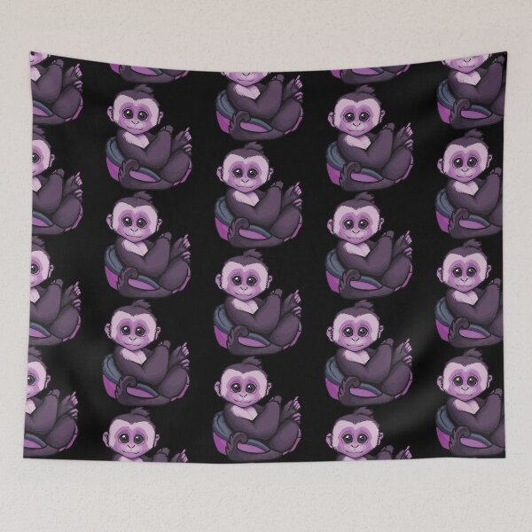 Item preview, Capuchin Monkey Purple designed and sold by Getup-clothing.