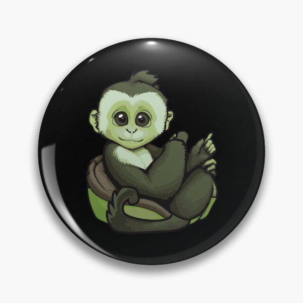 Item preview, Capuchin Monkey Green designed and sold by Getup-clothing.