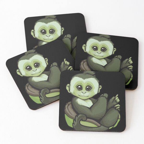 Item preview, Capuchin Monkey Green designed and sold by Getup-clothing.