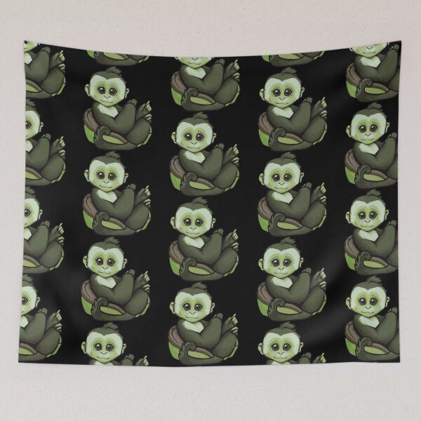 Item preview, Capuchin Monkey Green designed and sold by Getup-clothing.