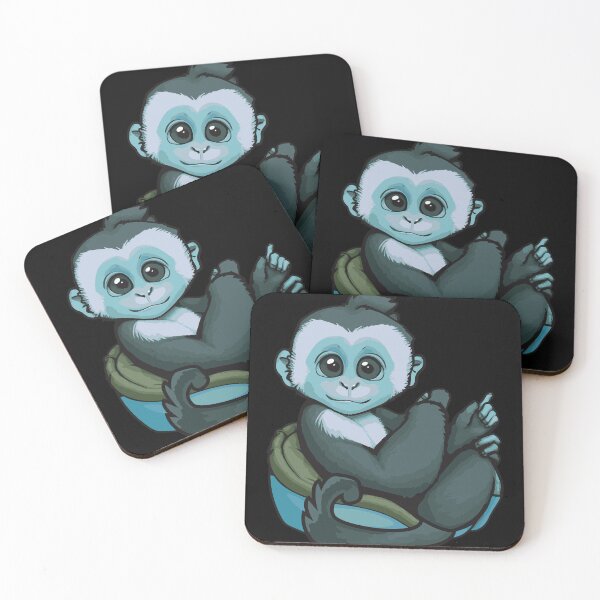 Item preview, Capuchin Monkey Blue designed and sold by Getup-clothing.