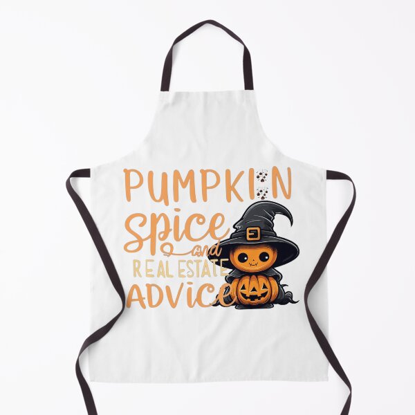 Item preview, Halloween Pumpkin Spice And Real Estate Advice designed and sold by Print_Fuse.
