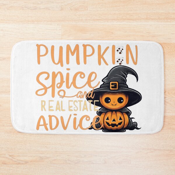 Item preview, Halloween Pumpkin Spice And Real Estate Advice designed and sold by Print_Fuse.