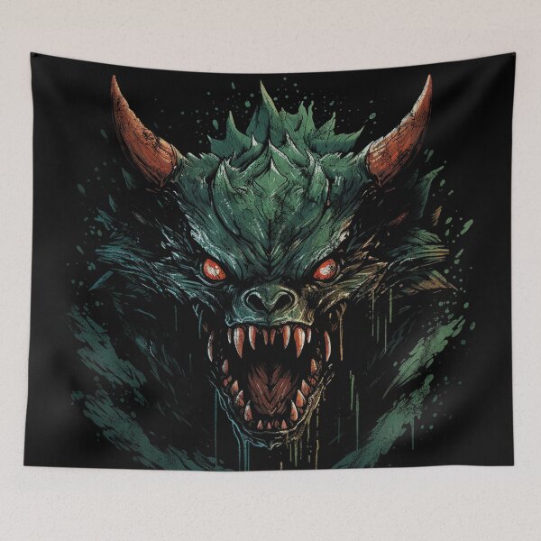 Item preview, A Vintage Distressed Hodag - American Mythological Folklore designed and sold by GVRDesign.