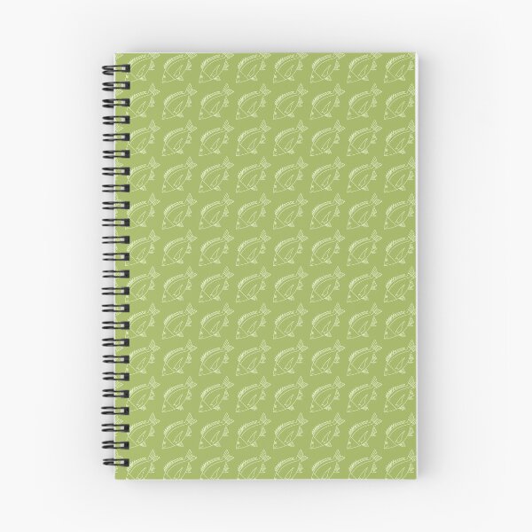 Item preview, Kawaii Black Bream Fish in Pastel Green on Citrus Green designed and sold by fruttidimare.