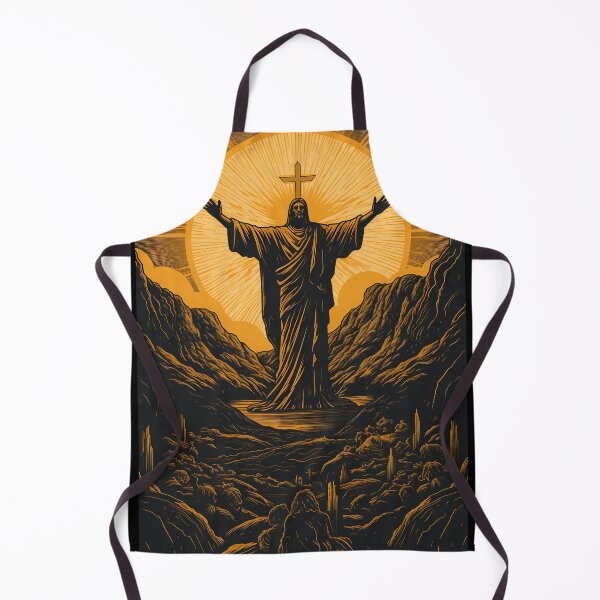 Item preview, The Redeemer - Linocut Art designed and sold by LampDigiArt.