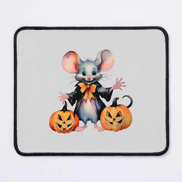 Item preview, Big-eared Mouse and Two Halloween Pumpkins designed and sold by BloomCatB.