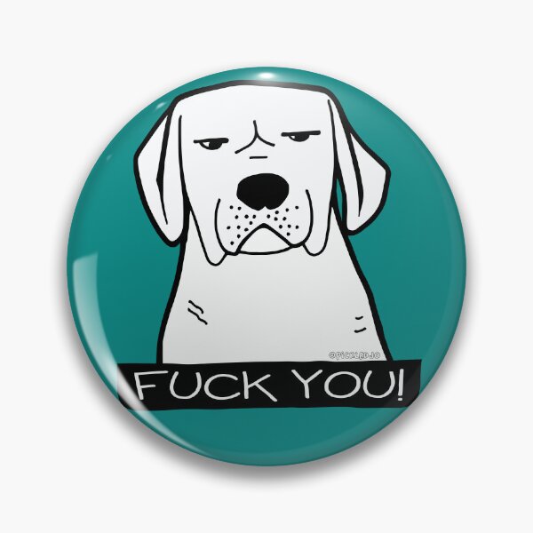 Item preview, Swearing Dog doodle designed and sold by PickledjoArt.