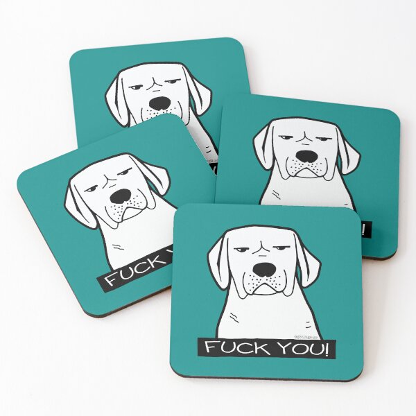 Item preview, Swearing Dog doodle designed and sold by PickledjoArt.