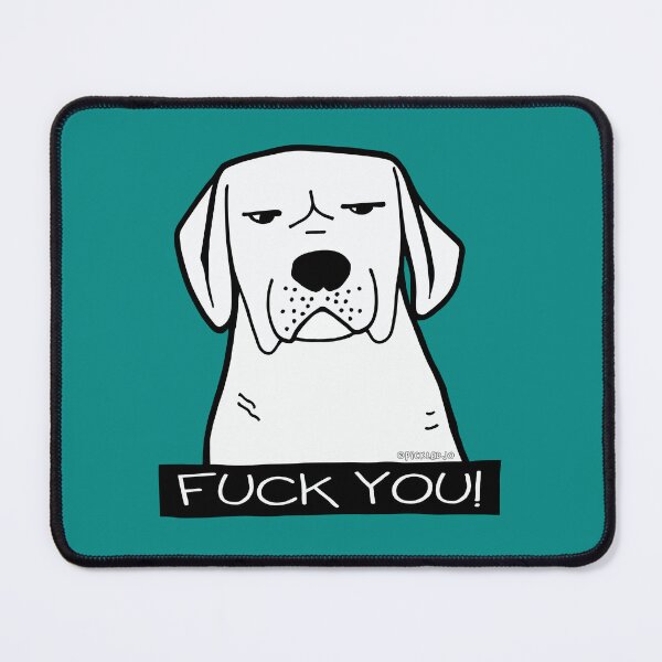 Item preview, Swearing Dog doodle designed and sold by PickledjoArt.