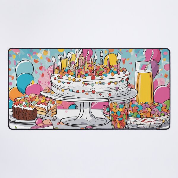 Item preview, Birthday Cake designed and sold by Tecno-Art-Land.