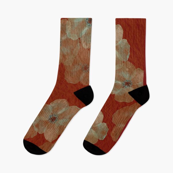 Item preview, Opal flowers, deep fall colors designed and sold by WhimsyLetters.