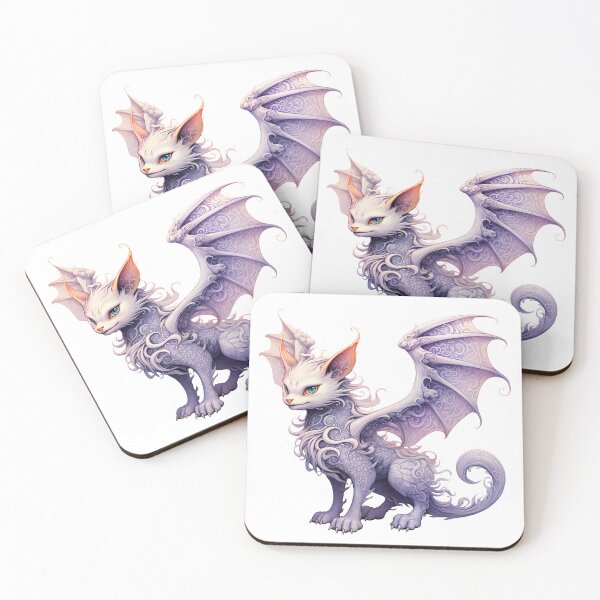 Item preview, Fantasy Dragon Cat – Mythical Creature Fusion Digital Art designed and sold by SchorlCraft.