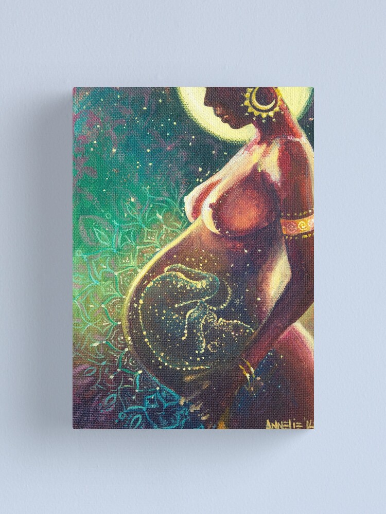 Alternate view of The Mother Canvas Print
