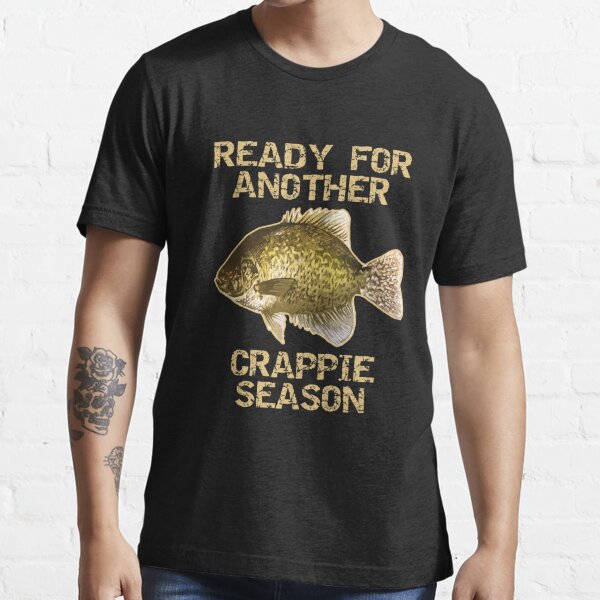  Crappie fishing shirt, Crappie attitude Long Sleeve T