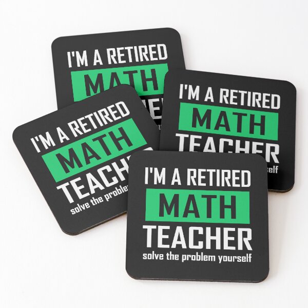 Item preview, Retired Math Teacher designed and sold by HandicraftArt.