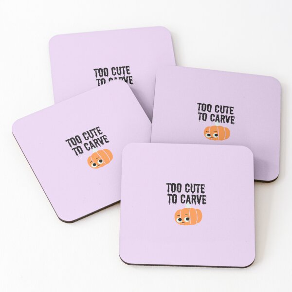 Item preview, Too Cute To Carve - Halloween Pumpkin on Pastel Purple designed and sold by AnimaliaStar.