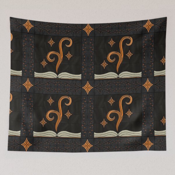 Item preview, Stained-Glass Grimoire (halloween) designed and sold by PaganArtisan.