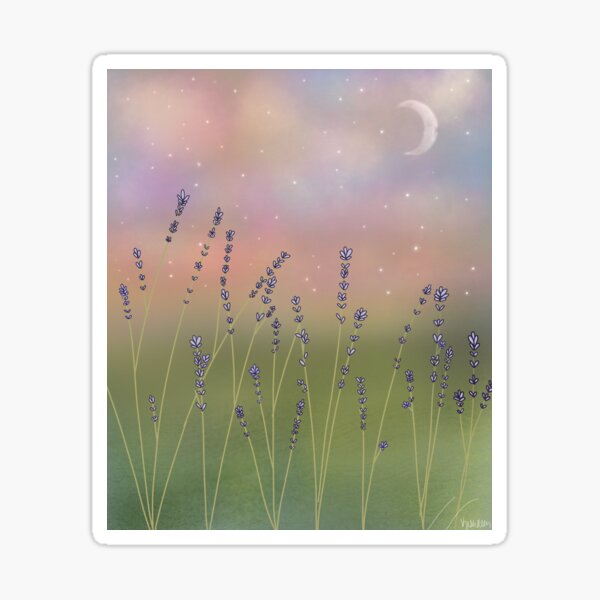 Lavender and Citrine Sticker for Sale by Aspen Workman