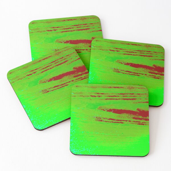 Item preview, Neon Green Painted Cut Wood  designed and sold by CJRPics.