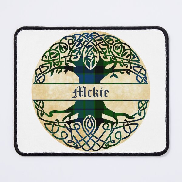 Item preview, Mckie Tree of Life Clan Scottish Surname tartan designed and sold by BagTown Clans.