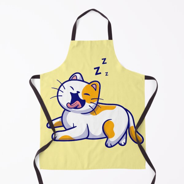 Item preview, Sleepy Kitty's Big Yawn - Cartoon Cat Vector Icon designed and sold by hjian8219.