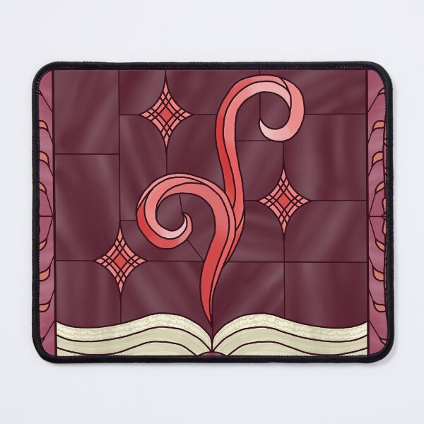 Item preview, Stained-Glass Grimoire (pink) designed and sold by PaganArtisan.