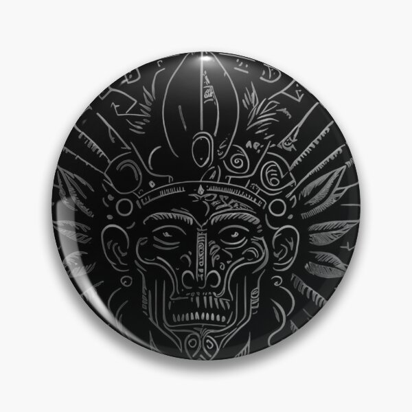 Item preview, Aztec and Mayan calendars abstact art,Aztec Warrior designed and sold by TheMusicSpot.