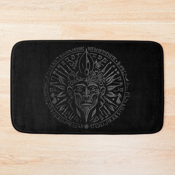 Item preview, Aztec and Mayan calendars abstact art,Aztec Warrior designed and sold by TheMusicSpot.