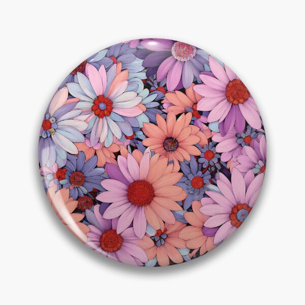 Item preview, Maximalist Floral Display Flowers Seen From Above - Bohemian Blooms 3 of 4 designed and sold by Beachy.