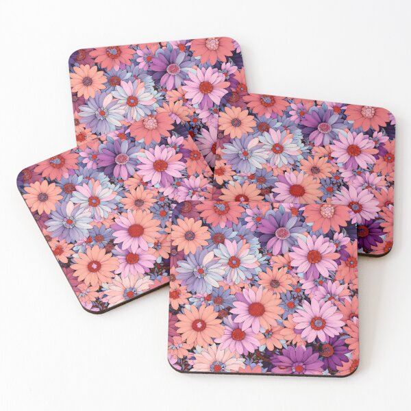 Item preview, Maximalist Floral Display Flowers Seen From Above - Bohemian Blooms 3 of 4 designed and sold by Beachy.