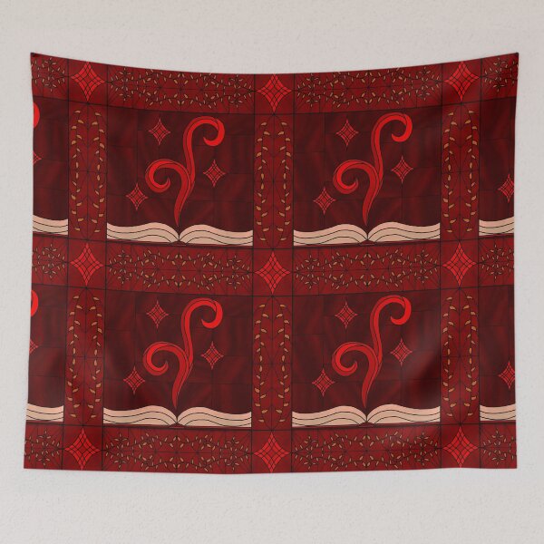 Item preview, Stained-Glass Grimoire (red) designed and sold by PaganArtisan.