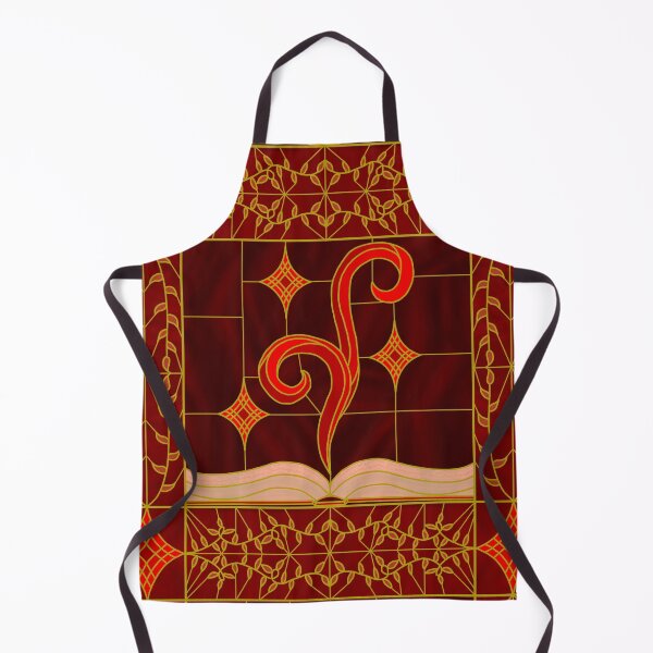 Item preview, Stained-Glass Grimoire (red & yellow) designed and sold by PaganArtisan.