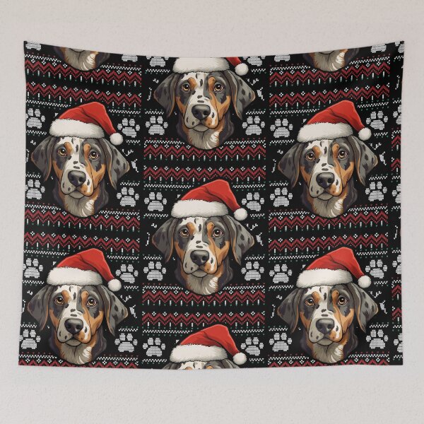 Item preview, Catahoula Leopard Ugly Sweater Christmas designed and sold by rafaeltto.