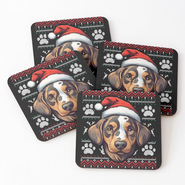 Item preview, Catahoula Leopard Ugly Sweater Christmas designed and sold by rafaeltto.