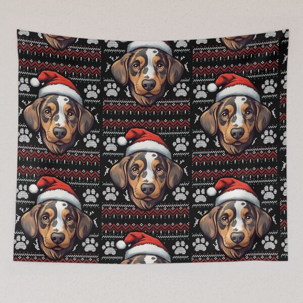 Item preview, Catahoula Leopard Ugly Sweater Christmas designed and sold by rafaeltto.