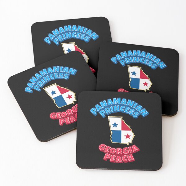 Item preview, Panamanian Princess Georgia Hispanic American Peach Flag designed and sold by FlorenciaBliss.