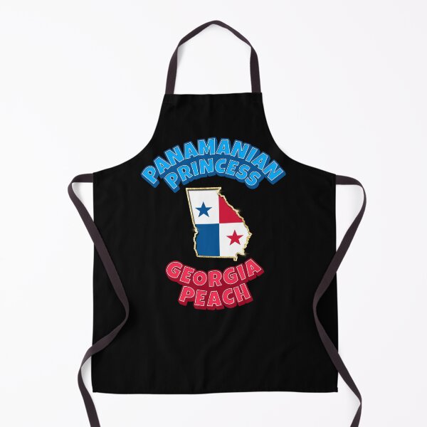 Item preview, Panamanian Princess Georgia Hispanic American Peach Flag designed and sold by FlorenciaBliss.