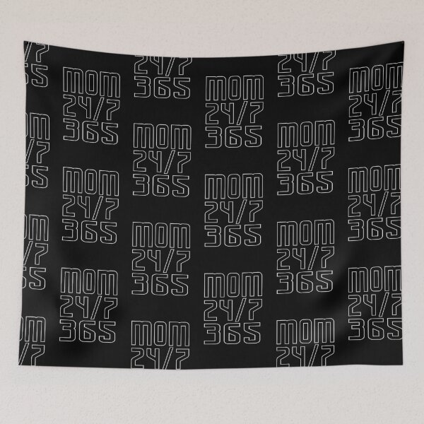 Item preview, Kopie von Mom saying - 24/7 365 Day a Year - funny sayings designed and sold by LioPart.