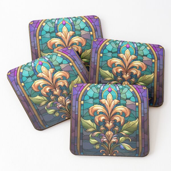 Item preview, Fleur de lis Stained Glass 2 designed and sold by muskitt.