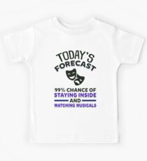 Staying Inside and Watching Musicals Kids Tee