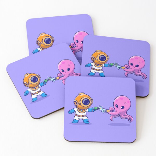 Item preview, Deep-Sea Showdown - Cartoon Vector Icon designed and sold by hjian8219.