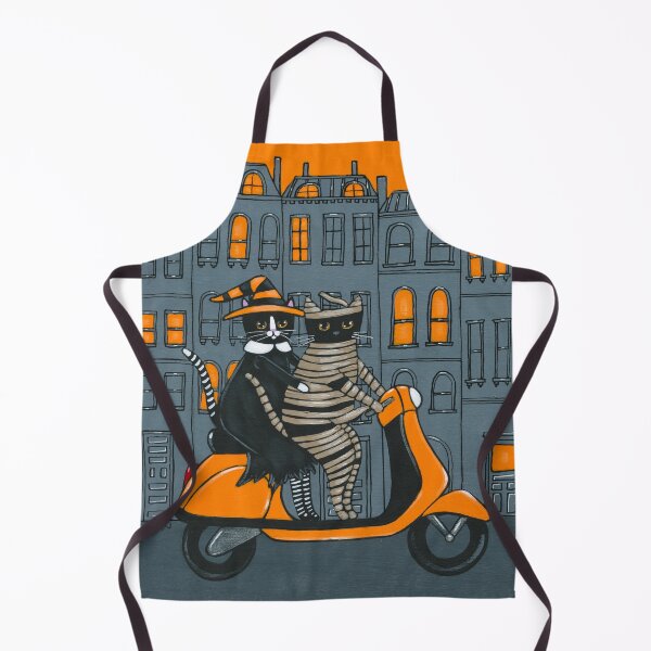 Item preview, Mummy and Witch Halloween Ride designed and sold by KilkennyCat Art.