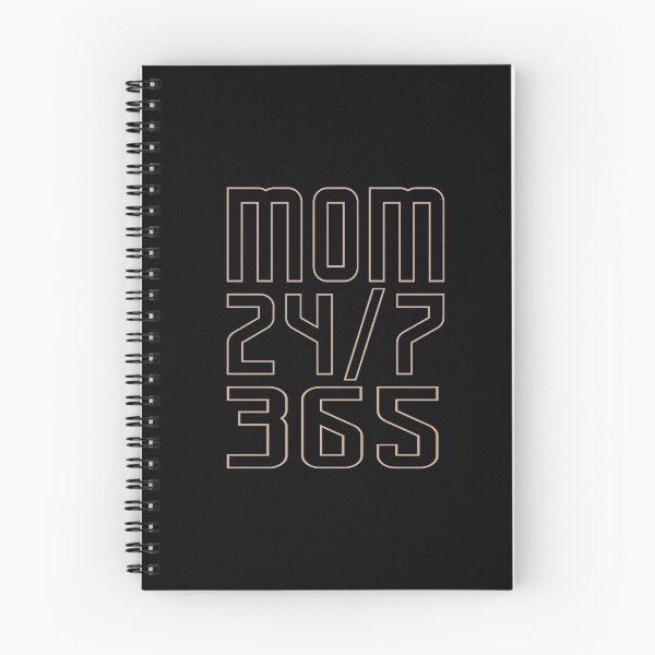 Item preview, Mom saying - 24/7 365 Day a Year - funny sayings designed and sold by LioPart.