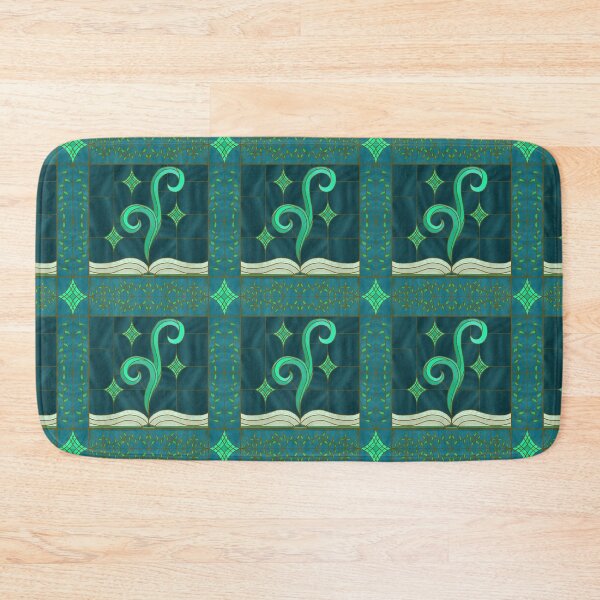 Item preview, Stained-Glass Grimoire (teal & bronze) designed and sold by PaganArtisan.